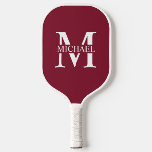 Personalized Monogram and Name Pickleball Paddle