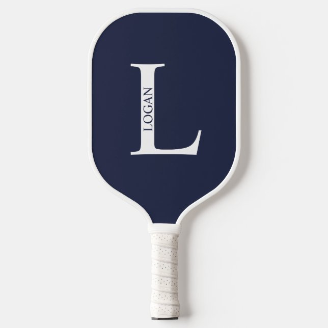 Personalized Monogram and Name Pickleball Paddle (Front)
