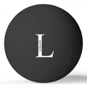 Personalized Monogram and Name Ping Pong Ball