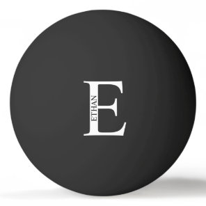 Personalized Monogram and Name Ping Pong Ball
