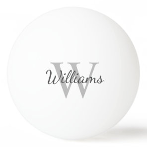 Personalized Monogram and Name Ping Pong Ball