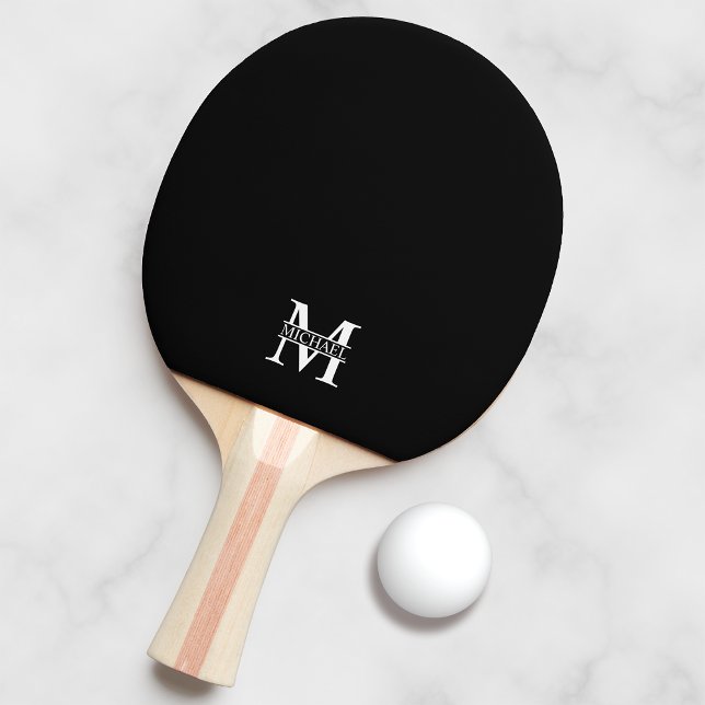 Personalized Monogram and Name Ping Pong Paddle (Creator Uploaded)