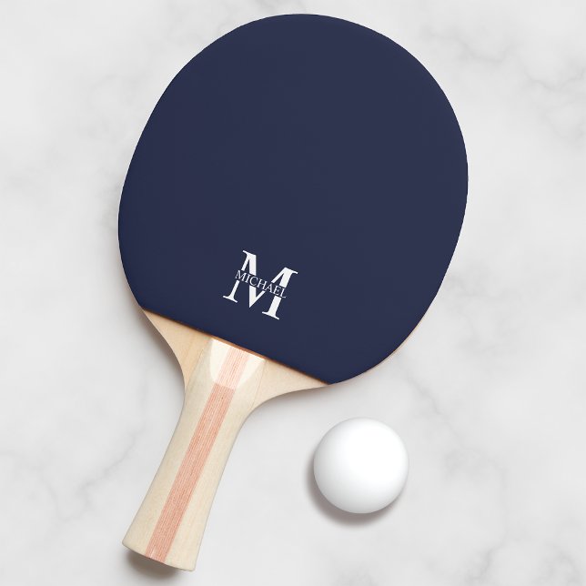 Personalized Monogram and Name Ping Pong Paddle (Creator Uploaded)