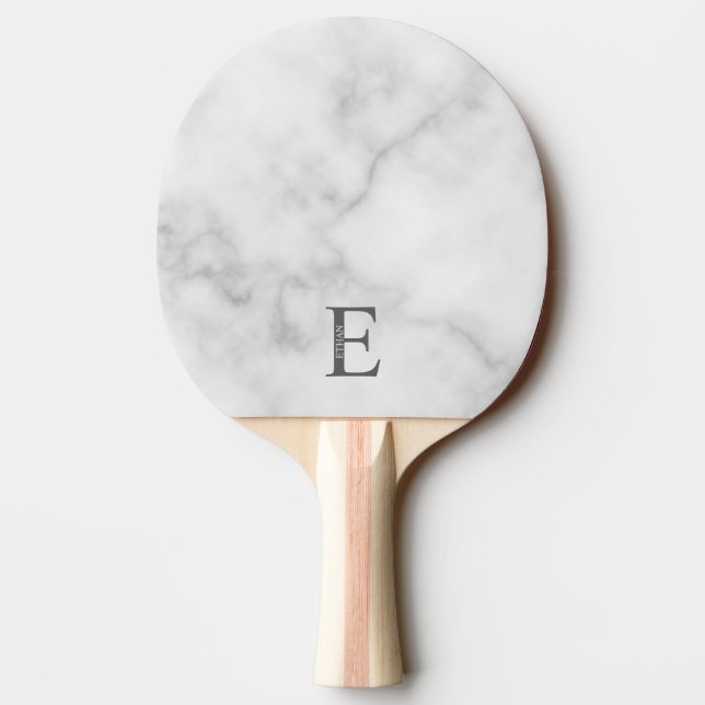 Personalized Monogram and Name Ping Pong Paddle (Back)