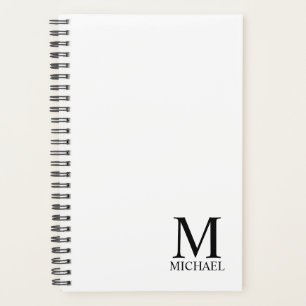 Personalized Monogram and Name Planner