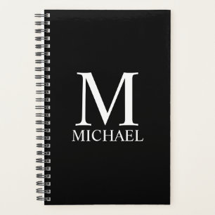 Personalized Monogram and Name Planner