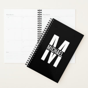 Personalized Monogram and Name Planner