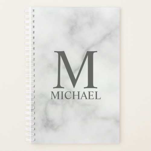 Personalized Monogram and Name Planner