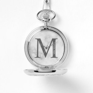 Personalized Monogram and Name Pocket Watch