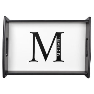 Personalized Monogram and Name Serving Tray