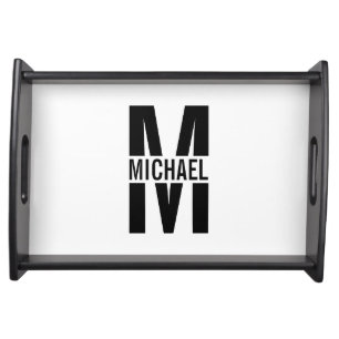 Personalized Monogram and Name Serving Tray