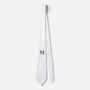 Personalized Monogram and Name Tie