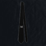 Personalized Monogram and Name Tie<br><div class="desc">Personalized Monogram and Name Gifts
featuring personalized monogram and name in classic serif font style.

Perfect as father's day gifts for dad,  gifts for grandfather,  husband,  groom,  best man,  groomsmen and more.</div>