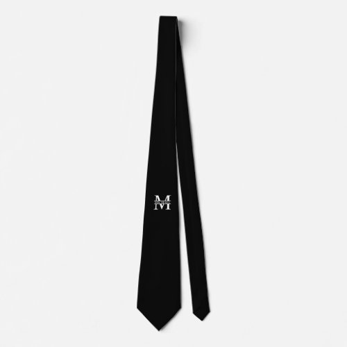 Personalized Monogram and Name Tie