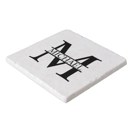 Personalized Monogram and Name Trivet Zazzle