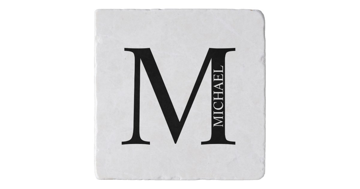 Personalized Monogram and Name Trivet Zazzle