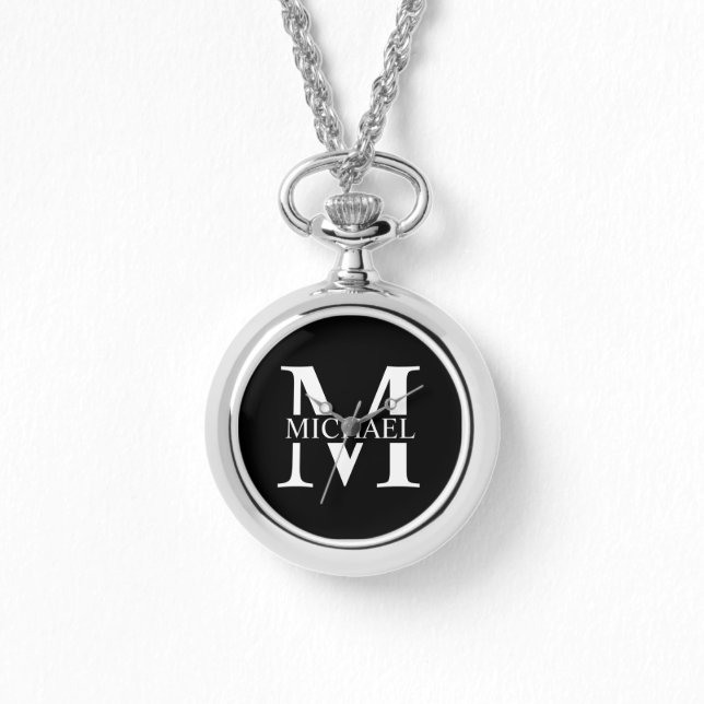 Personalized Monogram and Name Watch (Front)