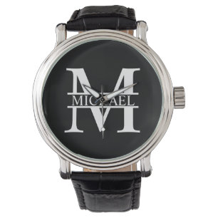 Personalized Monogram and Name Watch