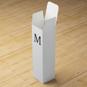 Personalized Monogram and Name Wine Box