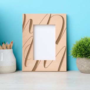 Personalized Monogram Art Engraved Frames