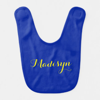Personalized Monogram Baby Bib