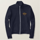 Personalized Monogram Badge Pilot Wings Embroidered Jacket Personalized Monogram Badge Pilot Wings Embroidered Jacket