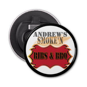 Personalized Monogram Barbecue or BBQ Bottle Opener