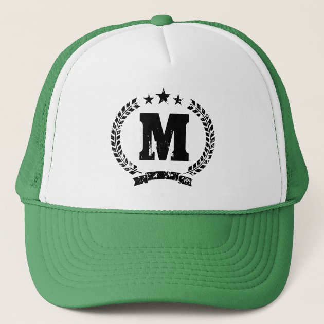 Personalized monogram baseball hat | Sports cap | Zazzle