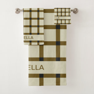 Personalized Monogram Bath Towel Set