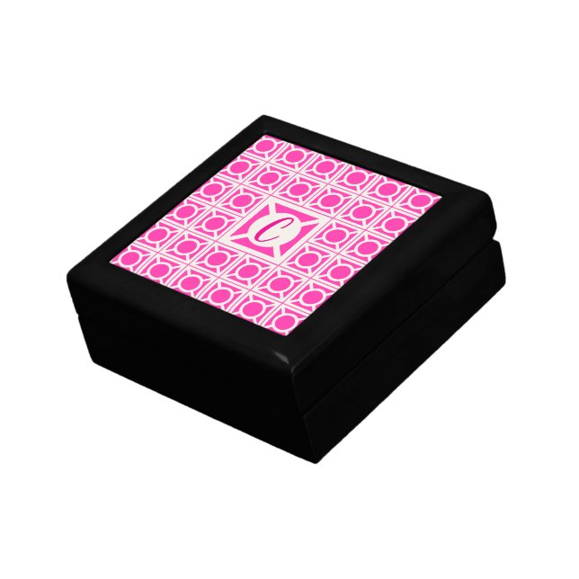 Personalized Monogram Breeze Block Keepsake Box (Side)
