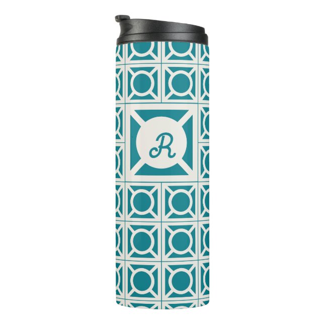 Personalized Monogram Breeze Block Tumbler (Rotated Right)