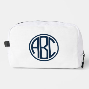 Personalized Monogram Canvas Zipper Pouch