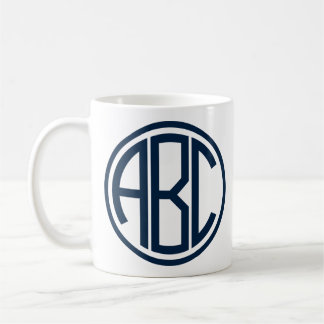 Personalized Monogram Ceramic Coffee Mug