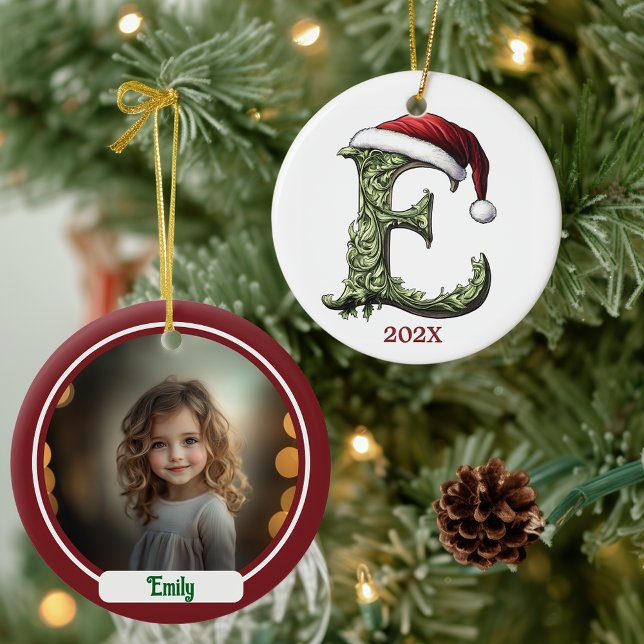  Personalized Monogram Christmas Ornament (Creator Uploaded)