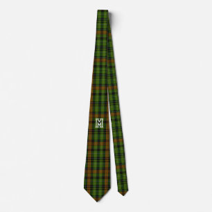 Personalized Monogram Clan Cockburn Tartan Neck Tie