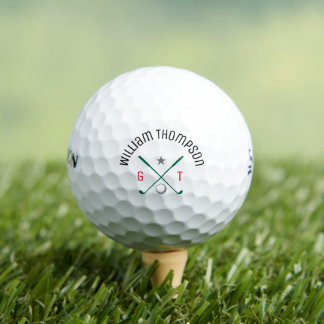 Personalized Monogram Classic Golf Balls