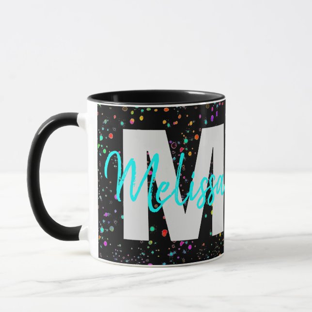 Personalized Monogram Coffee Mug (Left)