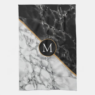 Personalized Monogram Custom Letter Kitchen Towel