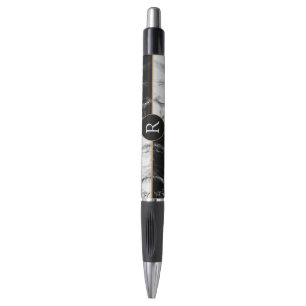 Personalized Monogram Custom Letter Marble Pen