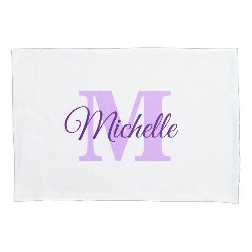 Personalized Monogram Custom Pillow Case