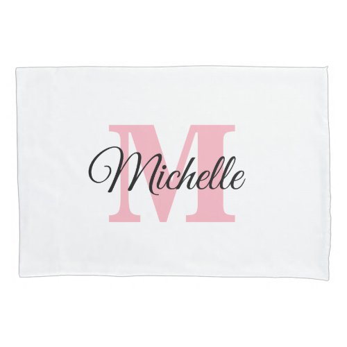 Personalized Monogram Custom Pillow Case