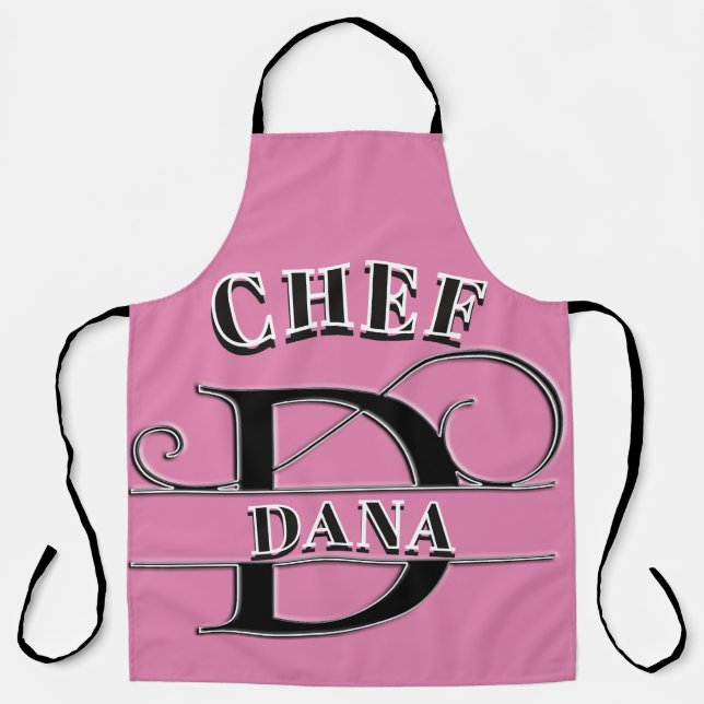 Personalized Monogram (D) Apron (Front)