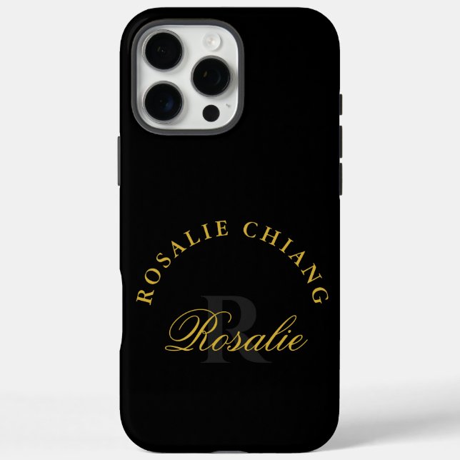 Personalized Monogram Design Custom Name Case-Mate iPhone Case (Back)