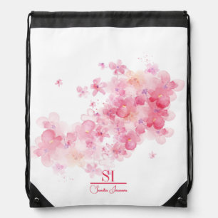 Personalized Monogram Drawstring Backpack
