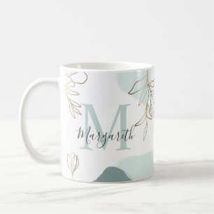 Personalized Monogram Dreams Work Quote Mug