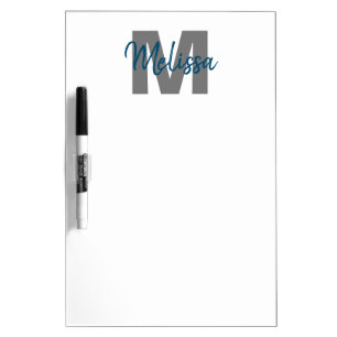 Personalized Monogram Dry Erase Board