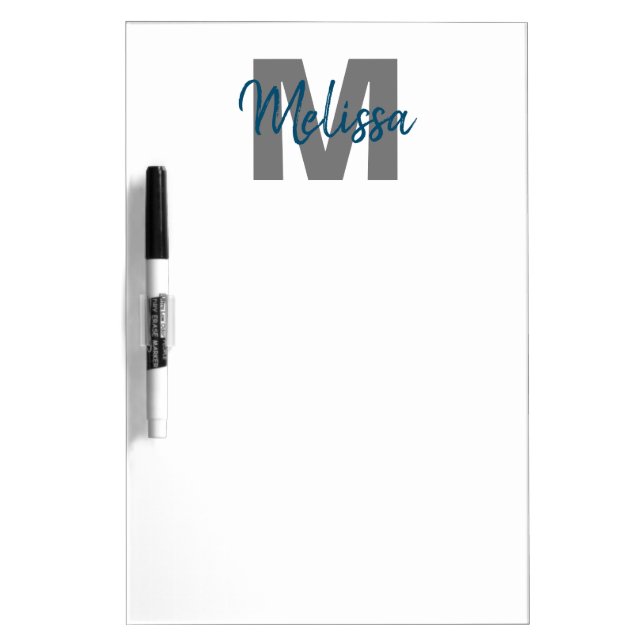 Personalized Monogram Dry Erase Board (Front)