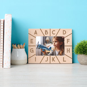 Personalized Monogram Elegant Modern Geometric Art Engraved Frames