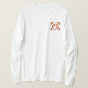 Personalized Monogram Embroidered Name Long Sleeve T-Shirt