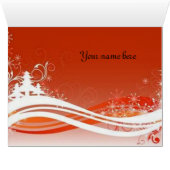 Personalized Monogram for Christmas - Cards (Inside Horizontal (Bottom))